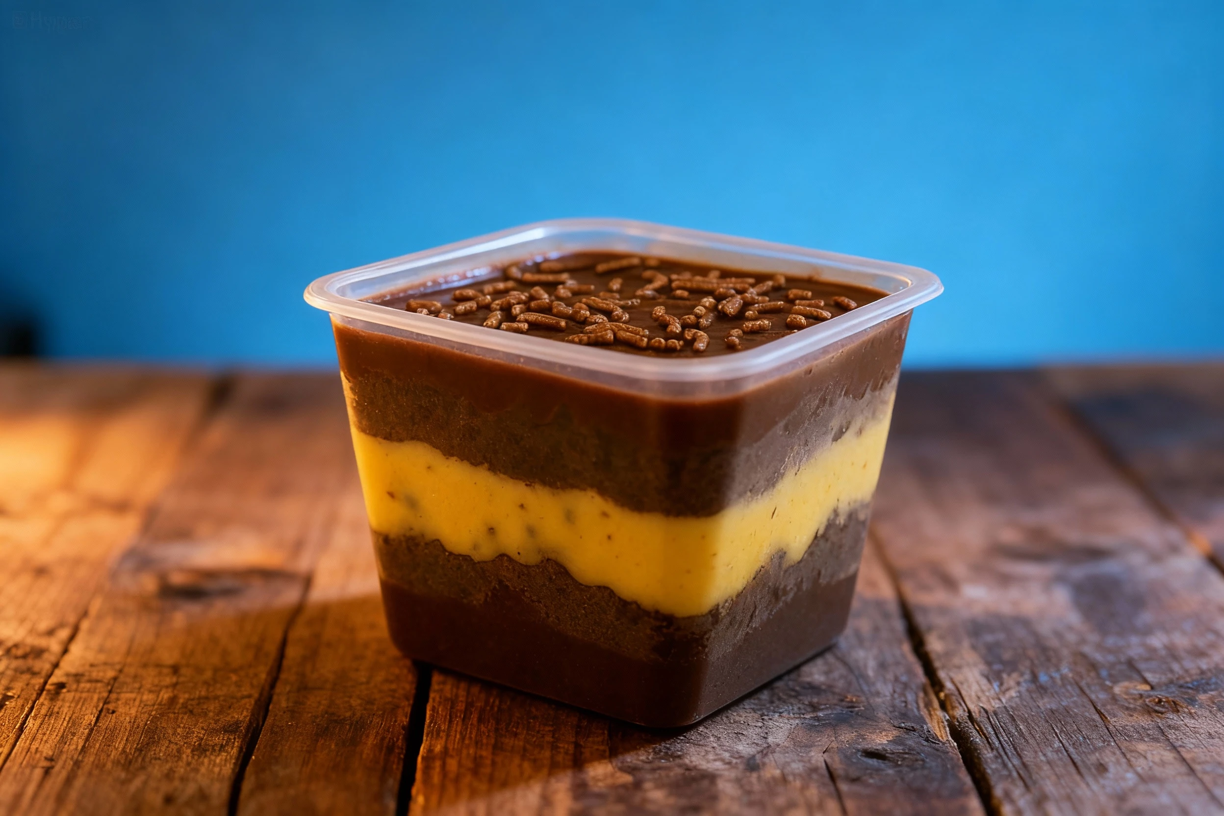 Dessert transformation after MenuPhotoAI enhancement