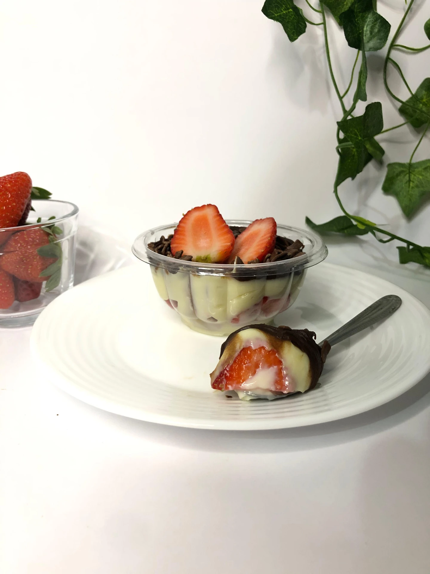 Dessert transformation before MenuPhotoAI enhancement