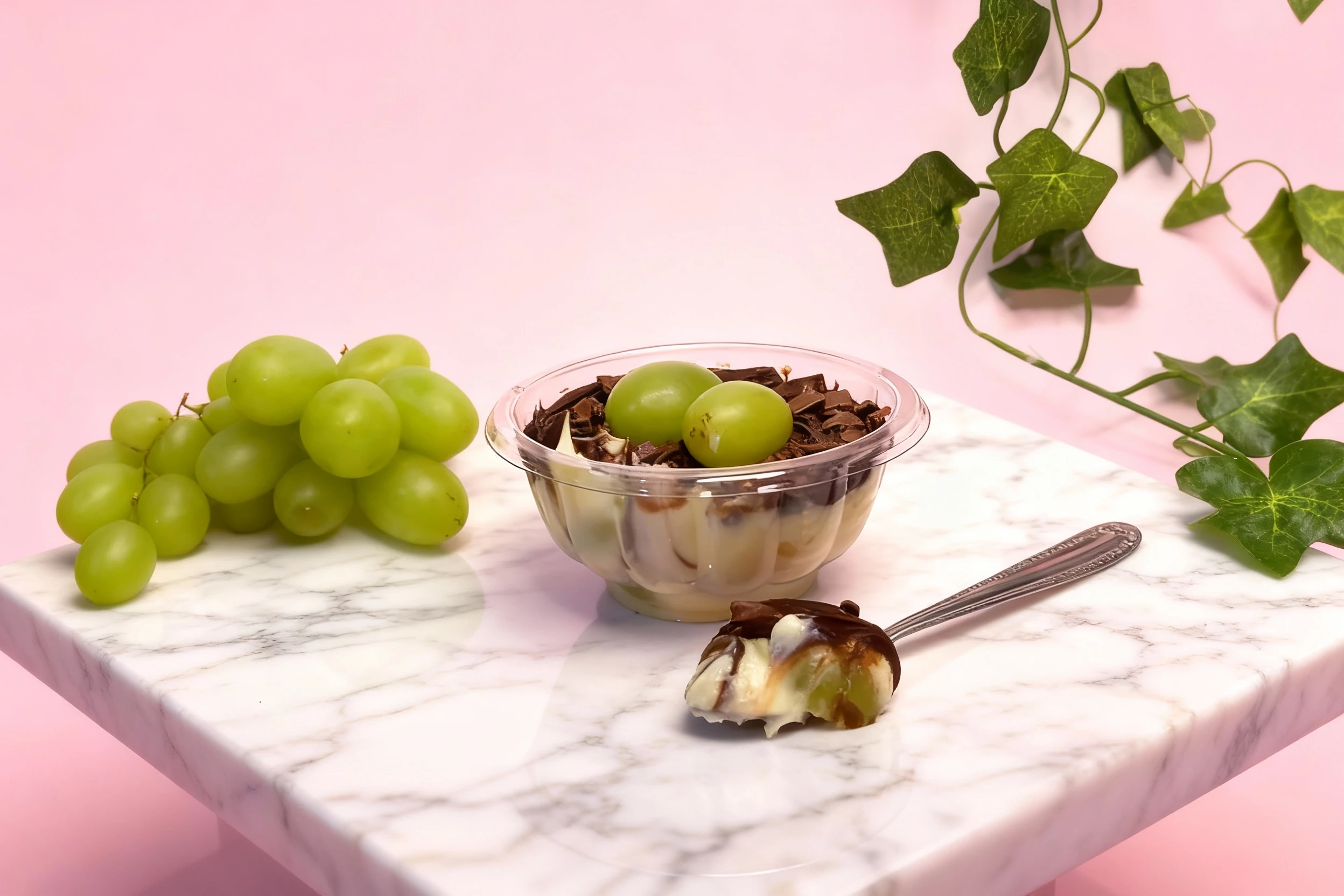 Dessert transformation after MenuPhotoAI enhancement