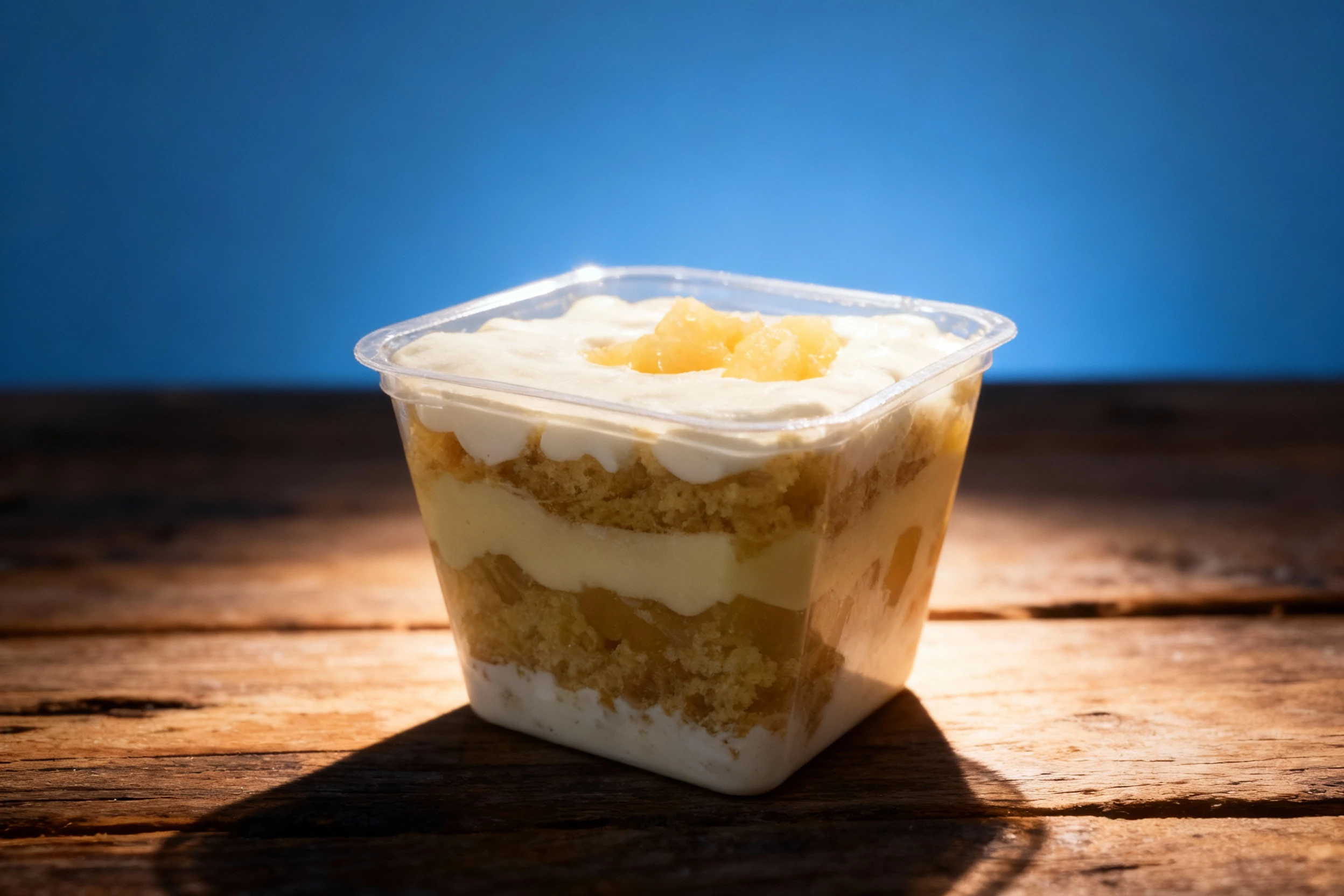 Dessert transformation after MenuPhotoAI enhancement