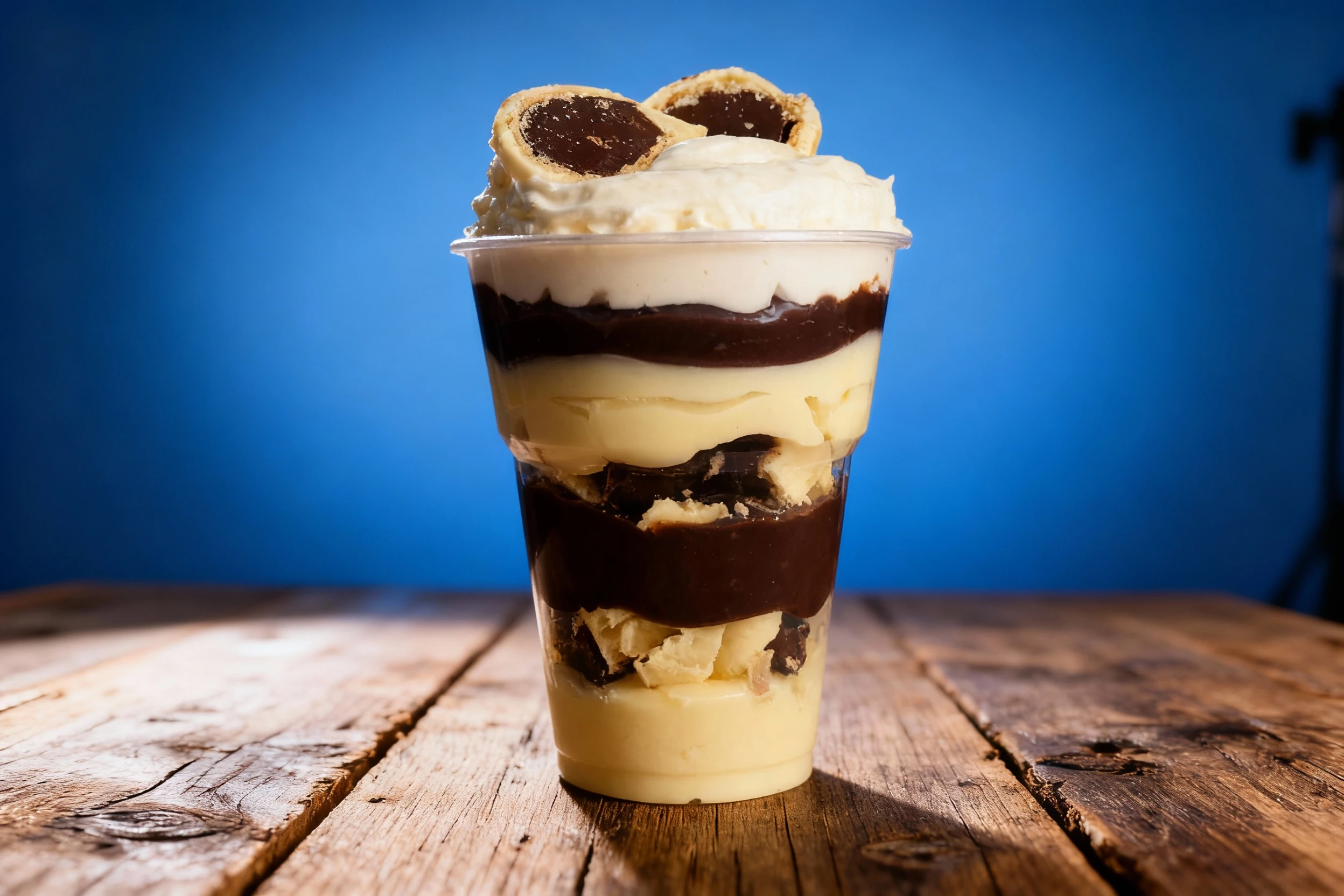 Dessert transformation after MenuPhotoAI enhancement