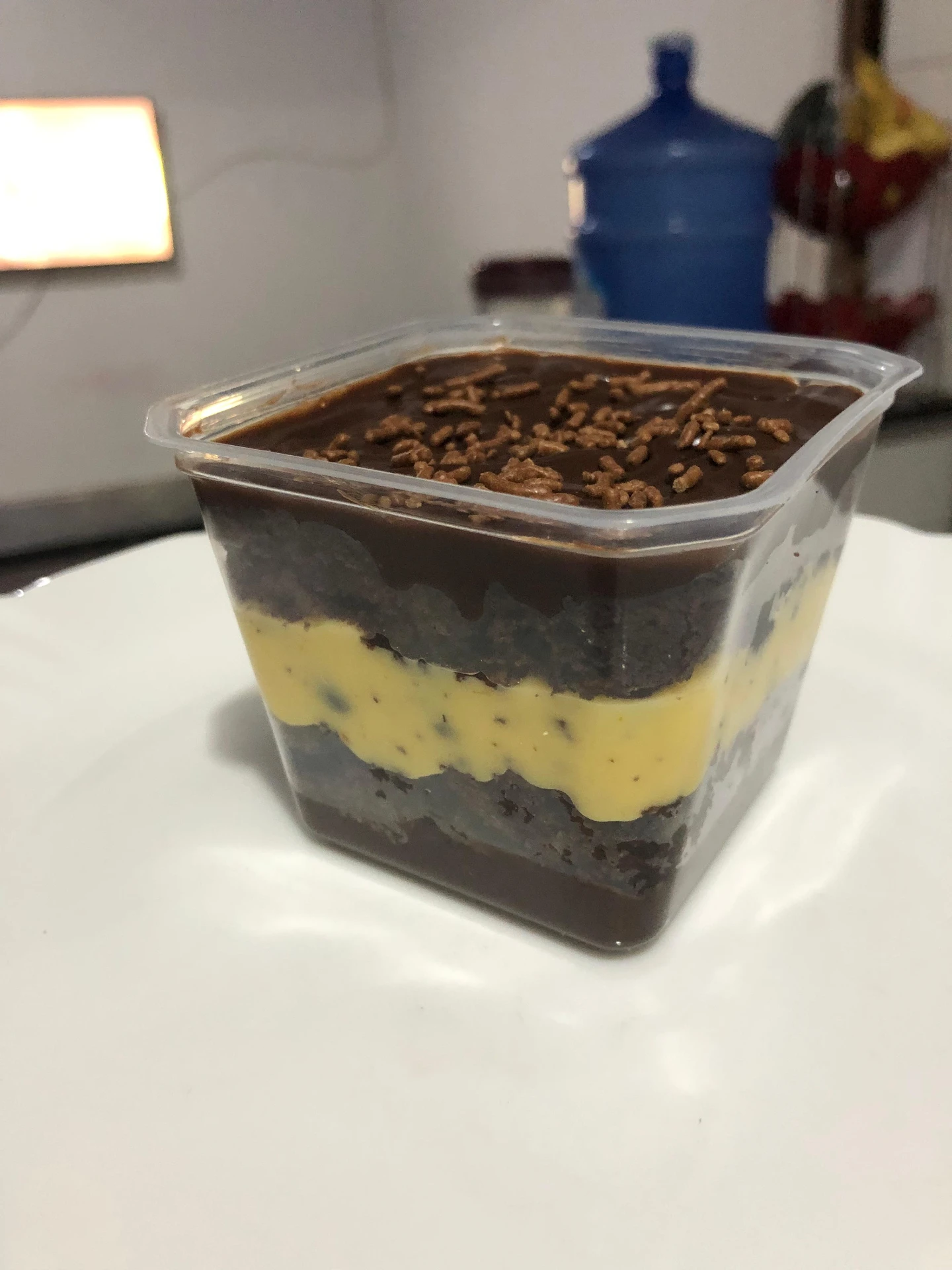 Dessert transformation before MenuPhotoAI enhancement
