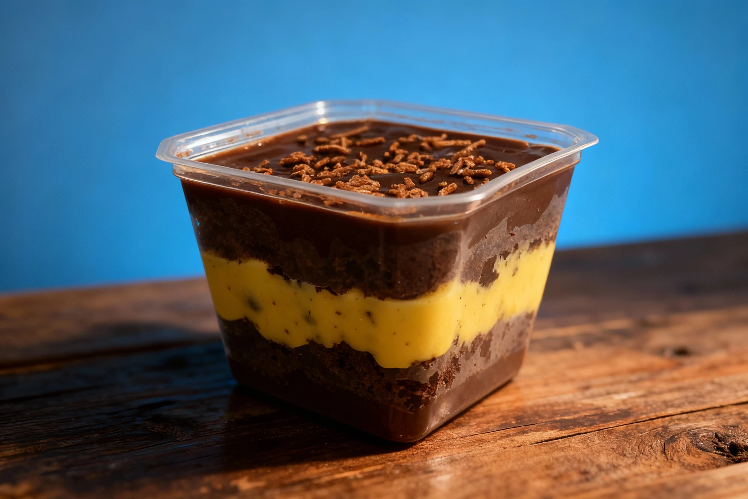 Dessert transformation after MenuPhotoAI enhancement