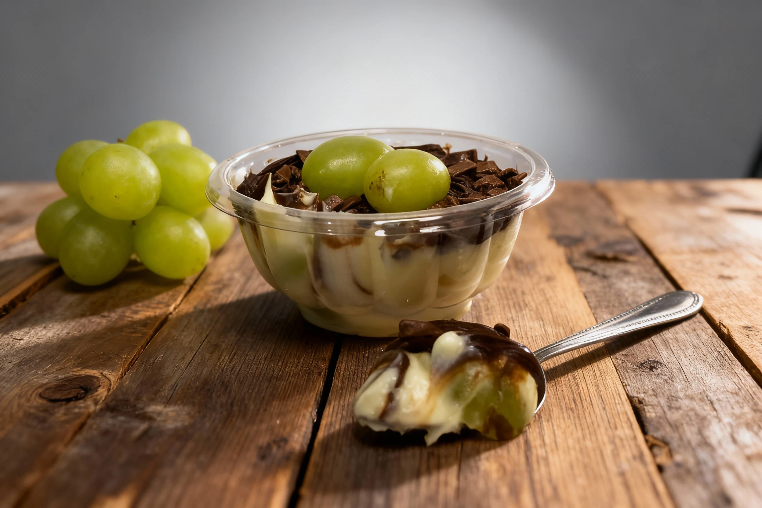 Dessert transformation after MenuPhotoAI enhancement