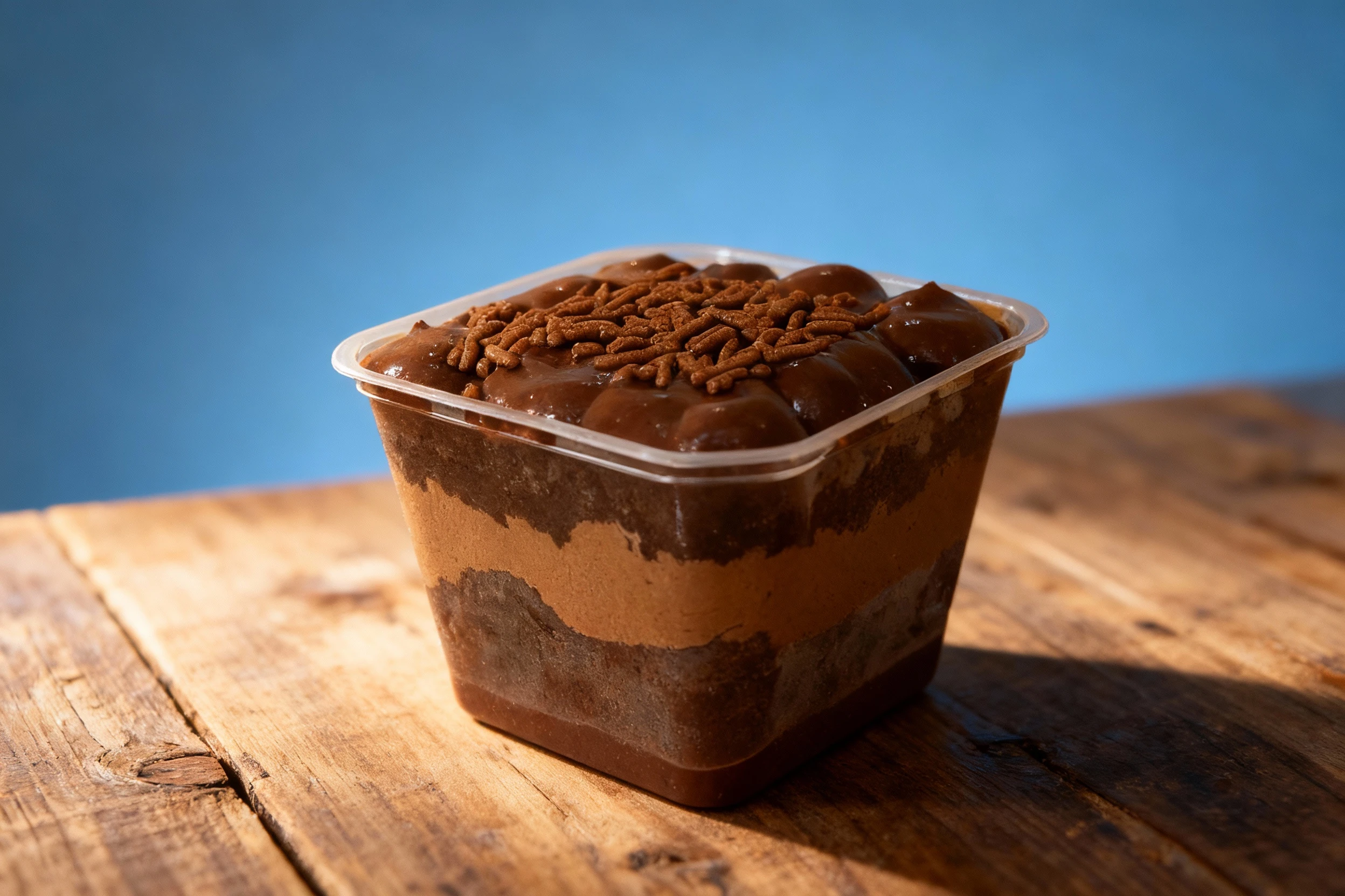 Dessert transformation after MenuPhotoAI enhancement
