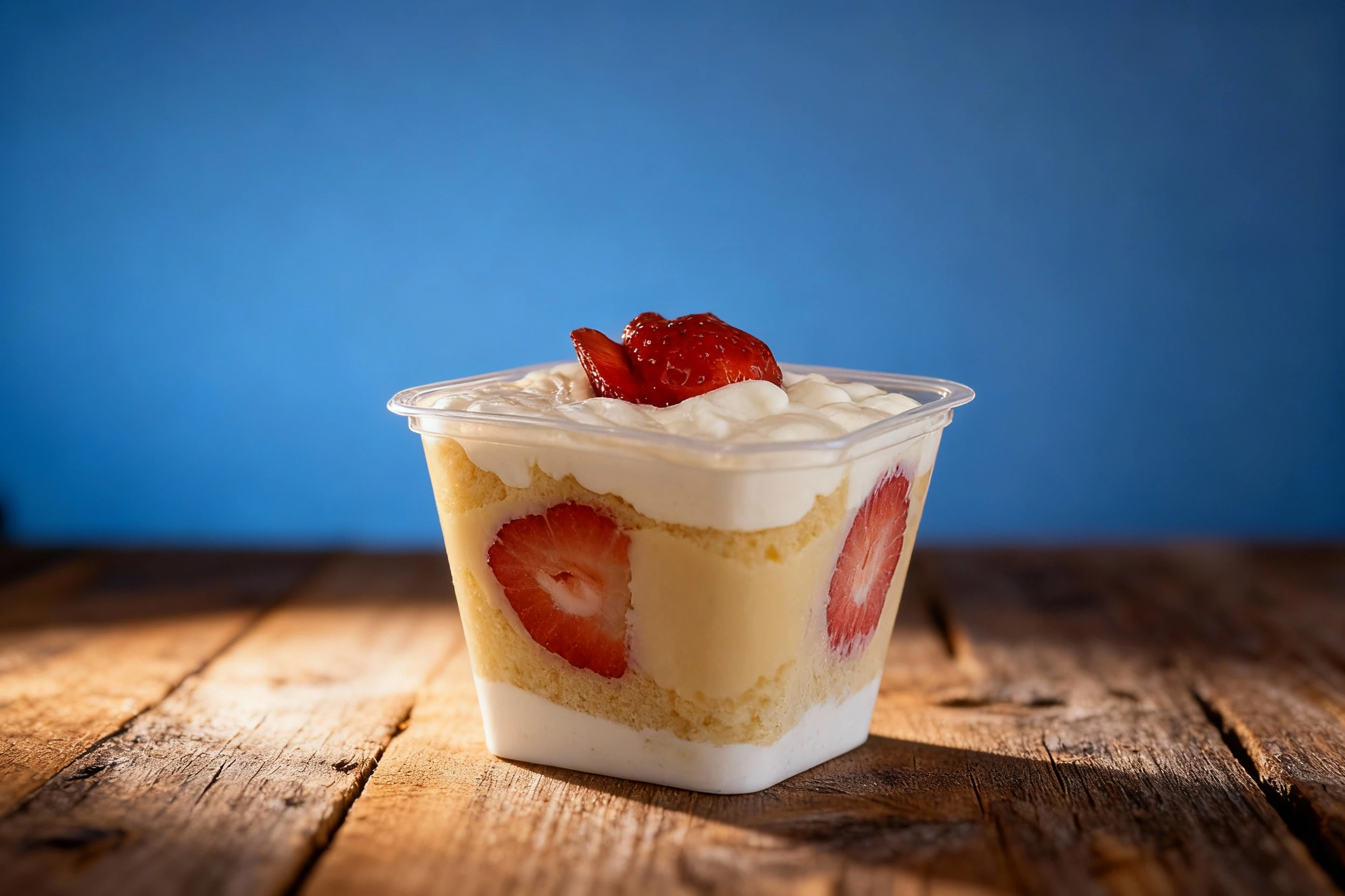 Dessert transformation after MenuPhotoAI enhancement
