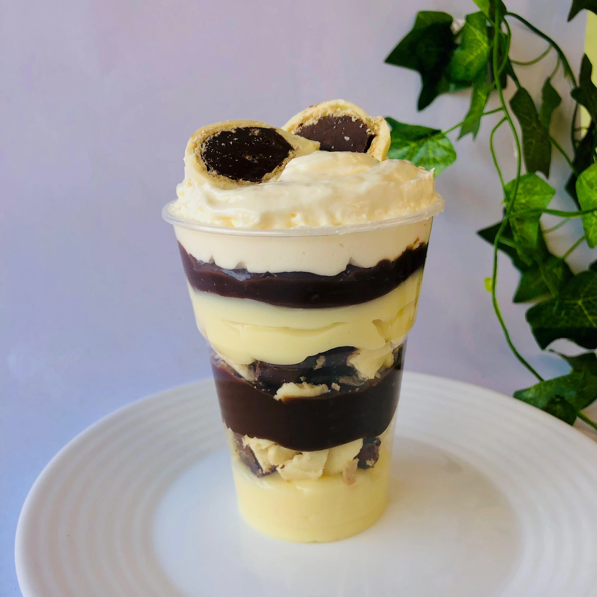 Dessert transformation before MenuPhotoAI enhancement