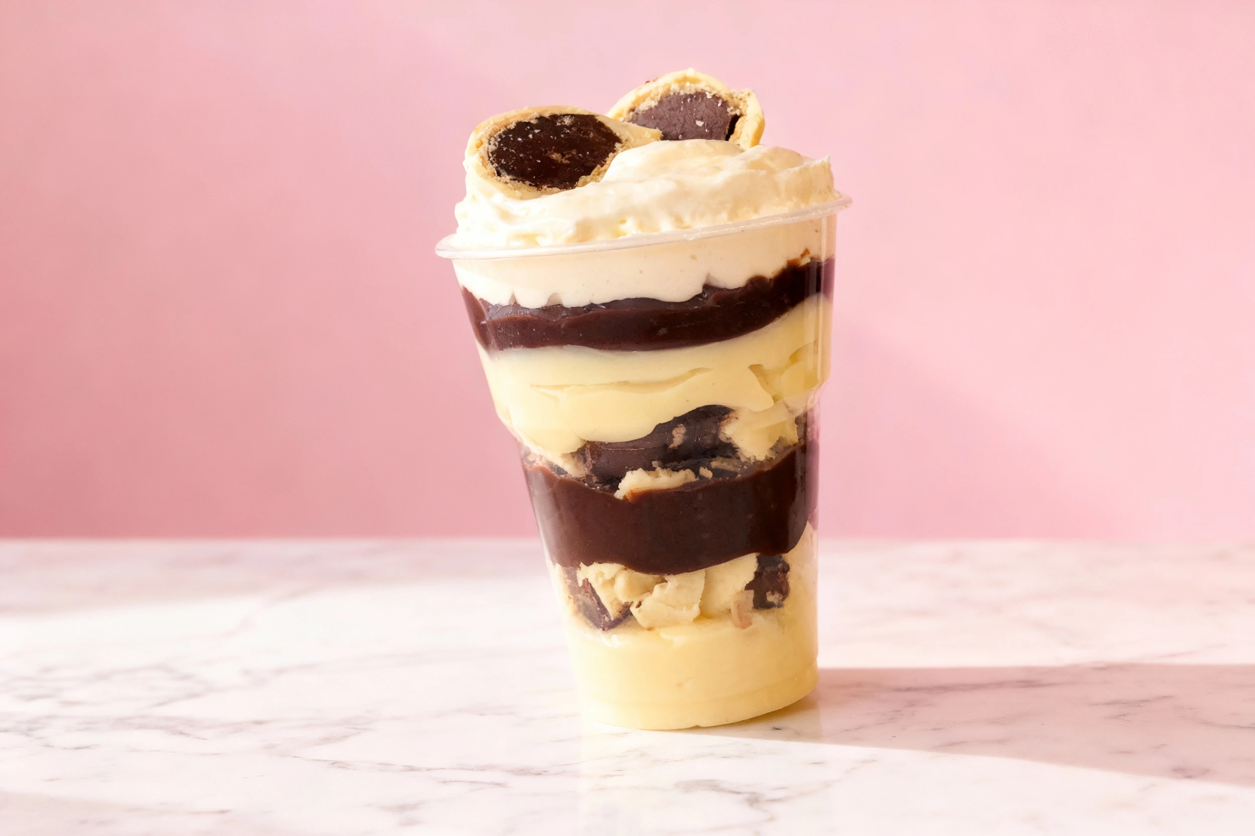 Dessert transformation after MenuPhotoAI enhancement